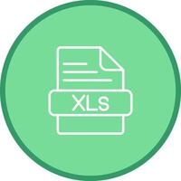 icono de vector xls