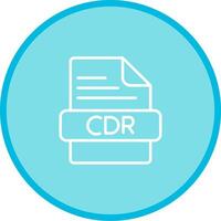 CDR Vector Icon