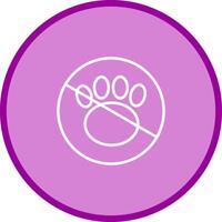 No Pets Vector Icon