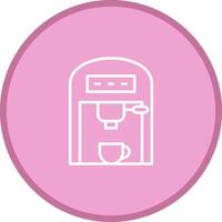 café máquina ii vector icono