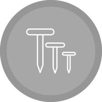 Nail Vector Icon