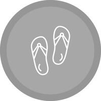 Slippers Vector Icon