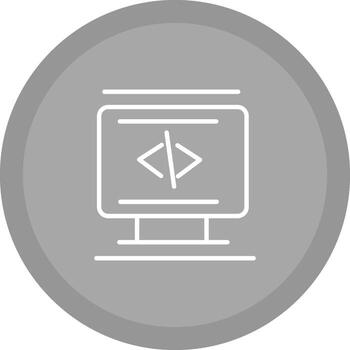 icono de vector de codificación