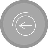 Back Button Vector Icon