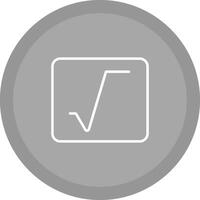 Square Root Vector Icon