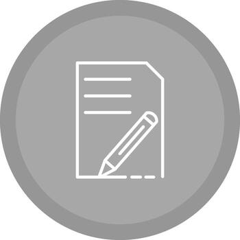 icono de vector de edición de documento