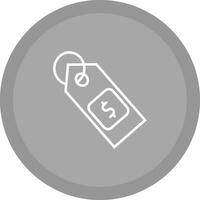 Dollar Tag Vector Icon