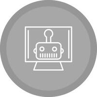 Artificial Bot Vector Icon