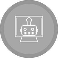 Artificial Bot Vector Icon