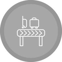 Luggage Carousel Vector Icon