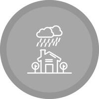 Rain Vector Icon