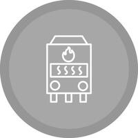 Gas Furnace Vector Icon