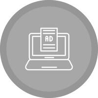 Internet Ads Vector Icon