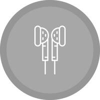 Earphones Vector Icon