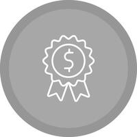 Dollar Badge Vector Icon