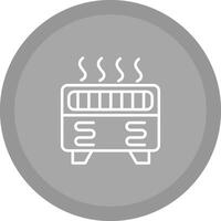 Convection Heater Vector Icon