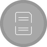 Split Document Vector Icon