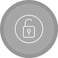 Open Lock II Vector Icon