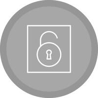 Open Lock I Vector Icon