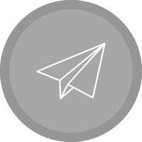 Paper Plane Vector Icon