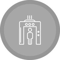 Airport Security Vector Icon