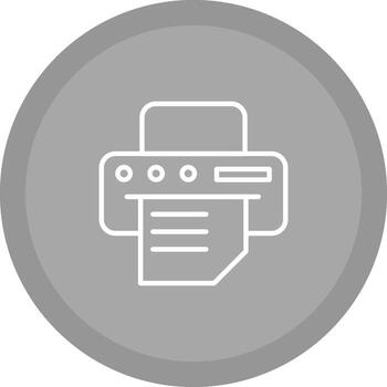 Printer Vector Icon