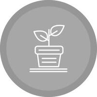 Plant Pot Vector Icon