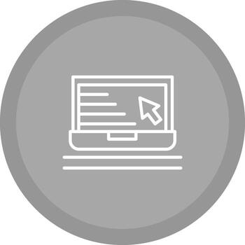 icono de vector de cursor