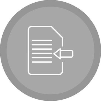 Import Document Vector Icon