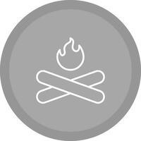 Camp Fire Vector Icon