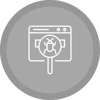 Web Bug Vector Icon