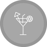 icono de vector de coctel