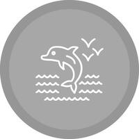 Dolphin Vector Icon