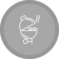 icono de vector de barbacoa