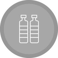 Bottle in Water Vector Icon