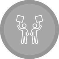 Demonstrator Vector Icon