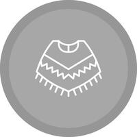 Poncho Vector Icon