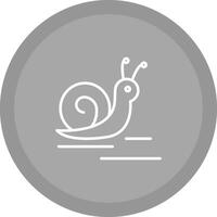 icono de vector de caracol