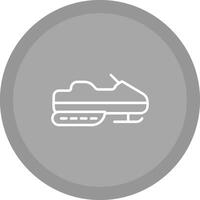 Snowmobile Vector Icon