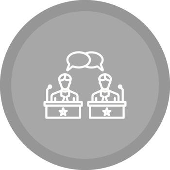 Debate Vector Icon