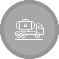 Tank Truck Vector Icon