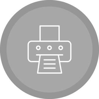 icono de vector de impresión