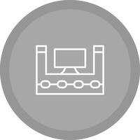 Television Set Vector Icon