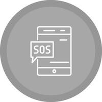 SOS Vector Icon