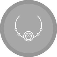 Pirate Necklace Vector Icon