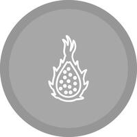 Dragon Fruit Vector Icon