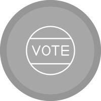 icono de vector de voto