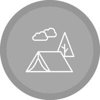 Tent Vector Icon