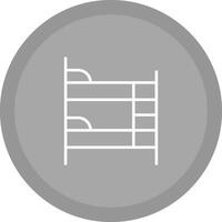 Bunk bed Vector Icon