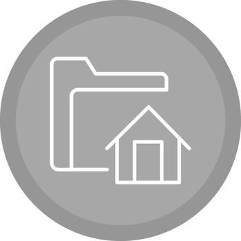 icono de vector de carpeta